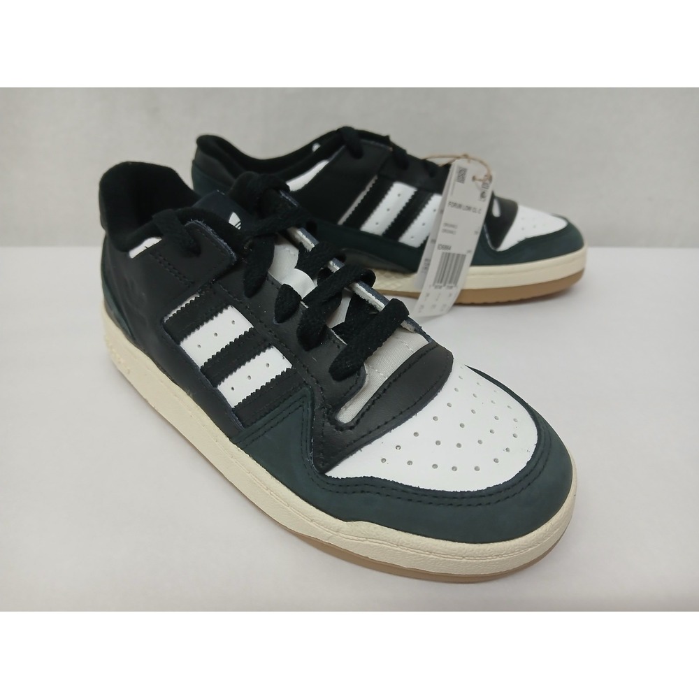 Adidas Kids Forum Low Cl C Athletic Shoes ID6864 Black White Sz 2.5